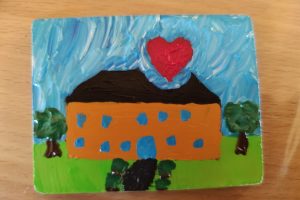 Tvorivé stredy - maľovanie na sklo